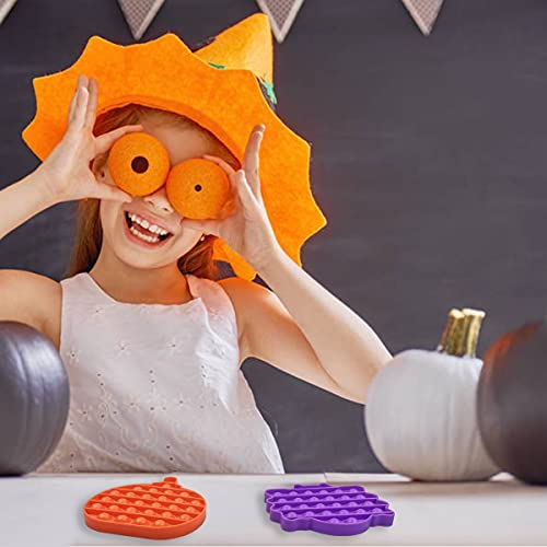Jofan 4 Pack Halloween Fidget Sensory Pop Toys Packs for Kids Girls Boys Halloween Party Favors Halloween Treat Bags Gifts Stress Relief - Image 4