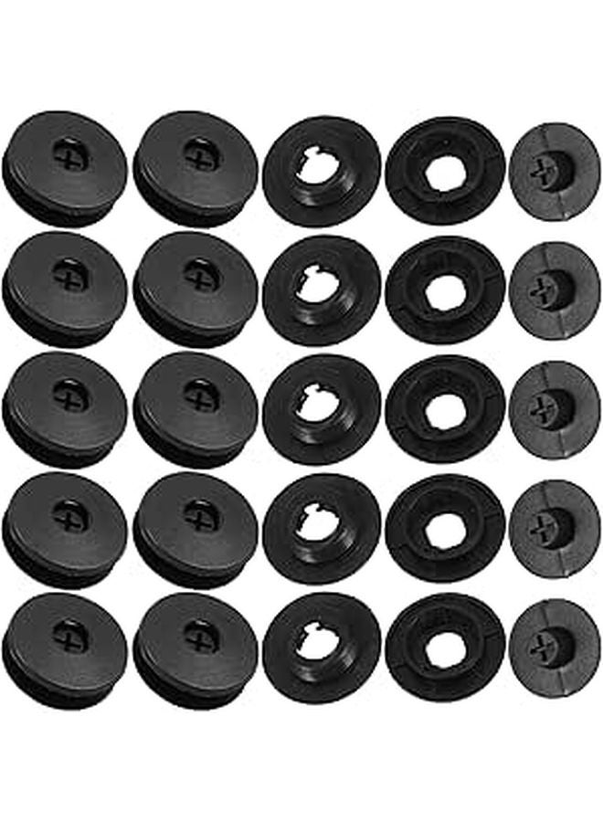 Universal Car Floor Mat Clips 20 Sets Non Slip Plastic Retainers Fixings - Image 1