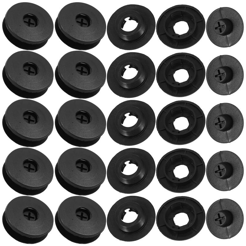 Universal Car Floor Mat Clips 20 Sets Non Slip Plastic Retainers Fixings - Image 2