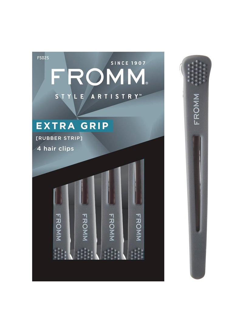 Fromm F5025 Extra Grip Rubberized Clip Pack of 4 