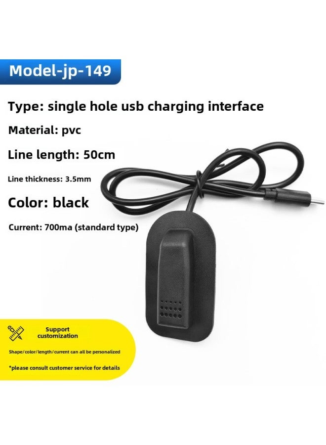 Luggage USB Charging Cable Backpack Extension Cable External Charging Interface USB Data Cable Shell Accessories Wholesale-Color:Model-jp-149 (normal)  - Image 1