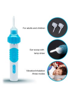 Portable Electric Ear Cleaner Wax Removal Kit – Automatic Vacuum Earwax Cleaning Tool with LED Light – Safe and Effective Ear Hygiene Device