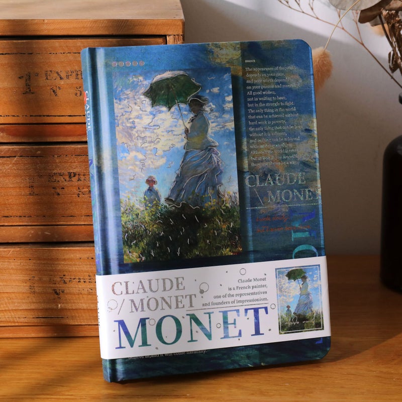 Retro Art Oil Painting Hand Account Set Creative Van Gogh Monet Gift For Students Art Hand Account Book Holiday Gift - Image 1