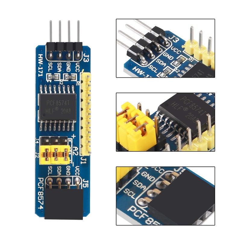 AITRIP 10pcs PCF8574 IO Expansion Board I/O Expander I2C-Bus Evaluation Development Module for Arduino & Raspberry Pi - Image 3