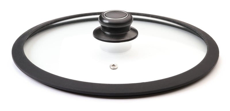 Black Cube Pots Pans Set Lid 11Inch Black Tempered Glass Fit Induction Nonstick Cookware Skillets Frying Pans