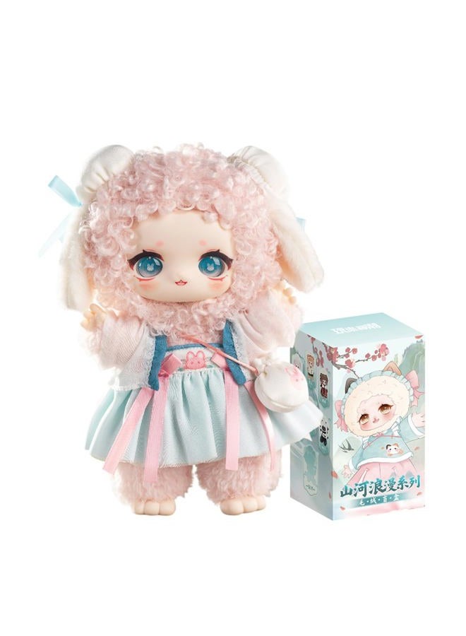 CALEMBOU Plush Doll Blind Box, Nagi Mountain and River Romance Series Mystery Blind Figure, Kawaii 1 of 6 Possible Collectibe Plush Toys Birthday Gifts (Mountain and River Romance Series) - Image 1