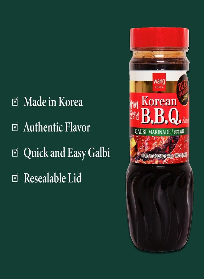 Wang Galbi Marinade, Simple and Easy to Cook, Savory, Sweet and Smoky, Korean BBQ Sauce, Kalbi Marinade, 16.93 Ounce - Image 5