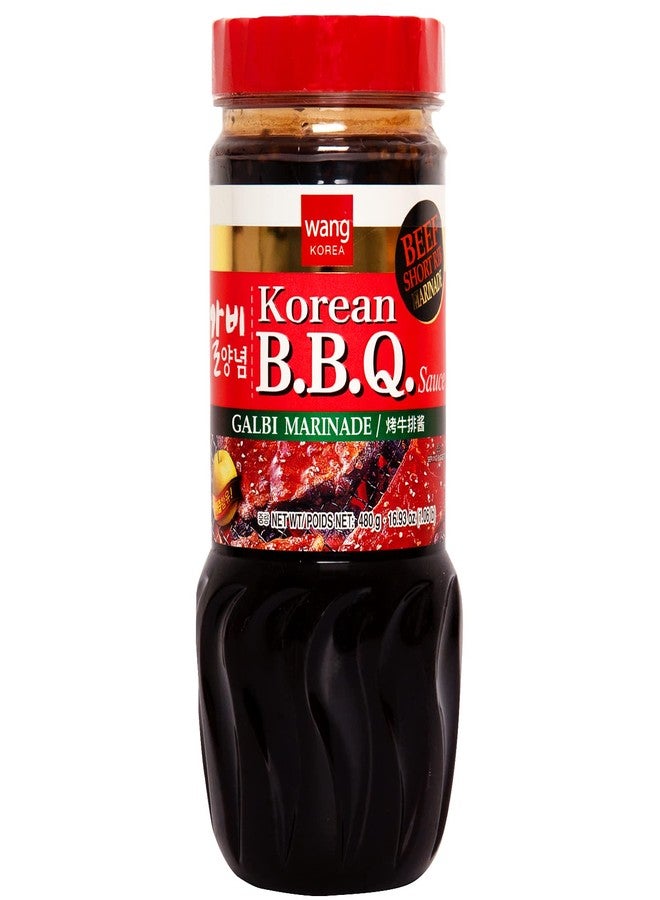 Wang Galbi Marinade, Simple and Easy to Cook, Savory, Sweet and Smoky, Korean BBQ Sauce, Kalbi Marinade, 16.93 Ounce - Image 1