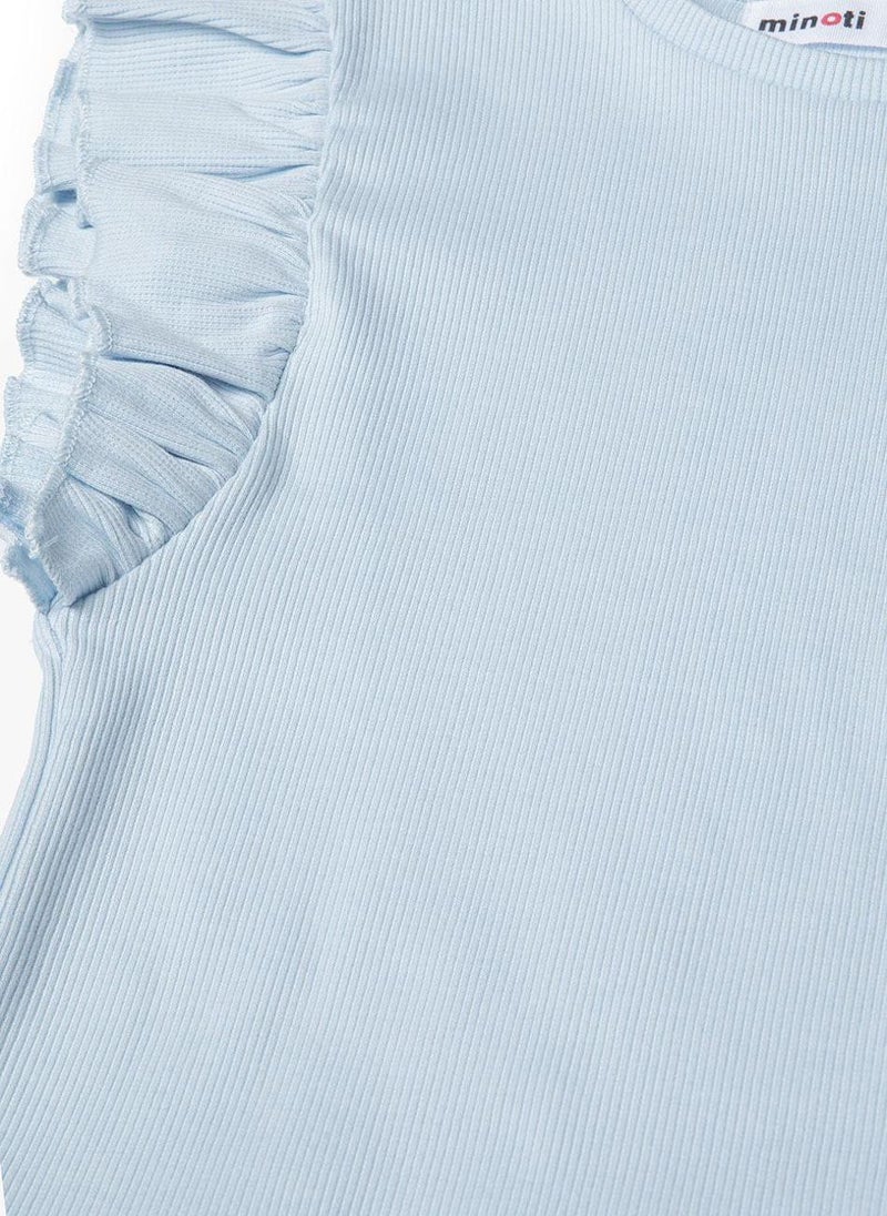 مينوتي توب مراهقات بدون أكمام بكشكش على الأكتاف - Image 4