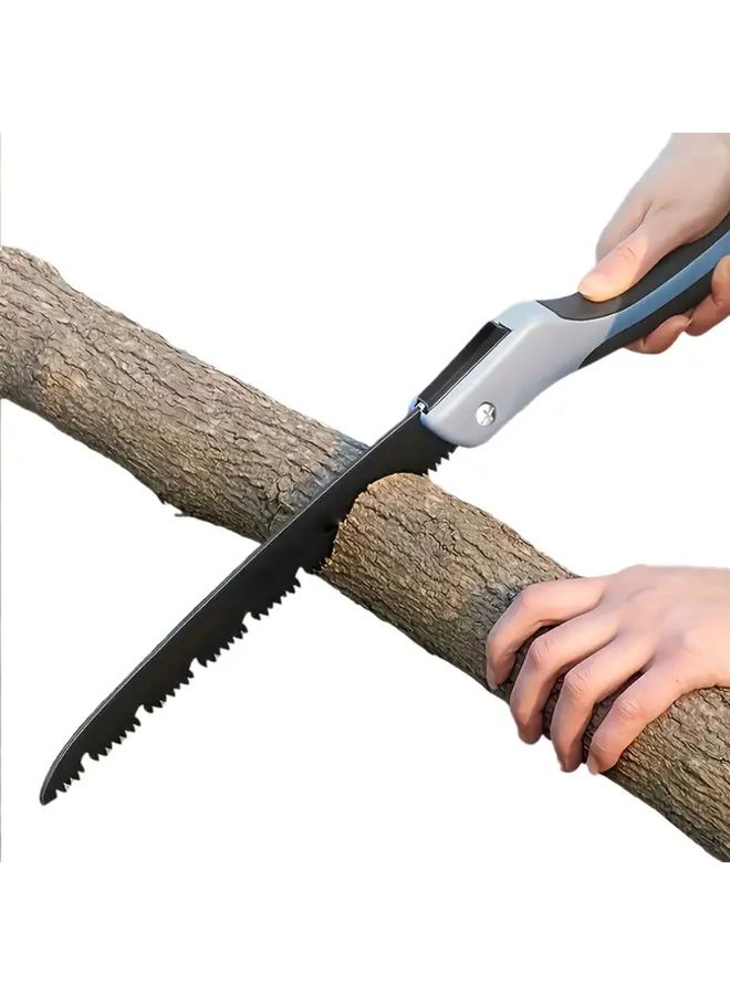 Small Size Industrial Steel Folding Saw Heavy Duty Metal Cutting Ergonomic Handle for Wood Outdoor DIY - Image 1