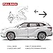 BDTCTK 124 Highlander Model Car Zinc Alloy Pull Back Toy car with Sound and Light for Kids Boy Girl GiftWhite - Image 4