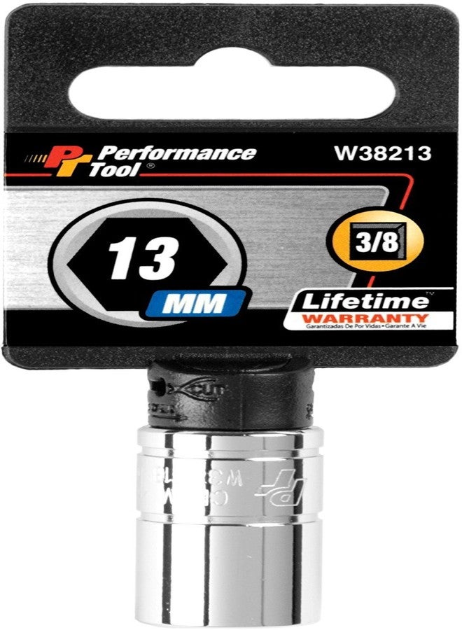 بيرفورمانس تول أداة الأداء W38213 مقبس سداسي النقاط بقطر 3/8 بوصة، 13 مم - Image 1