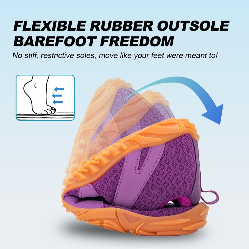 ELETON Hike Barefoot Shoes Womens Men Footwear,Pro-Healthy&Non-Slip Water Shoe for Women Men, Wide Toe Running Shoes Boots Sneakers Unisex - Image 2