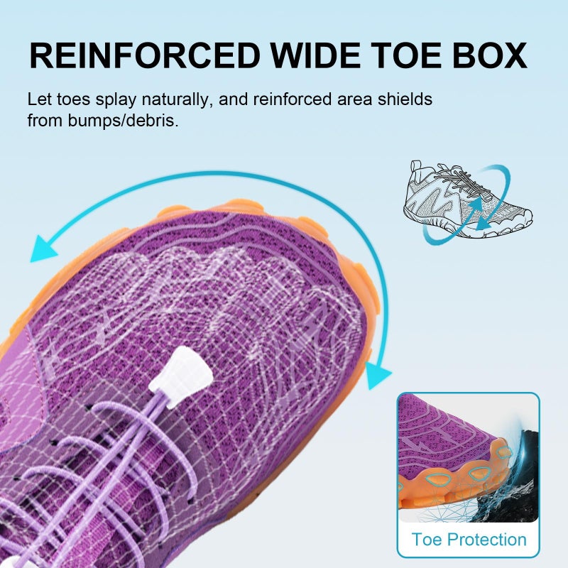 ELETON Hike Barefoot Shoes Womens Men Footwear,Pro-Healthy&Non-Slip Water Shoe for Women Men, Wide Toe Running Shoes Boots Sneakers Unisex - Image 3