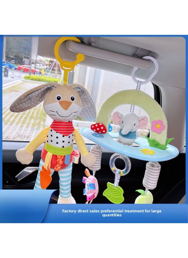 Baby Cradle Soothing Pendant Baby Car Seat Bed Bell Tracking Stroller Toy Girl Metal Free Shipping-Color:☖ Red Monkey [teether]  - Image 3