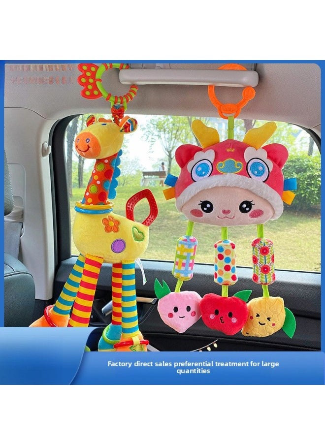 Baby Cradle Soothing Pendant Baby Car Seat Bed Bell Tracking Stroller Toy Girl Metal Free Shipping-Color:☖ Red Monkey [teether]  - Image 2