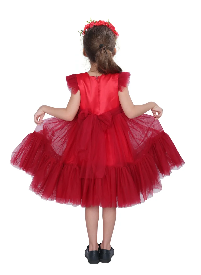 D'Daniela D' Daniela - Fluffy Semi Casual Blood Red