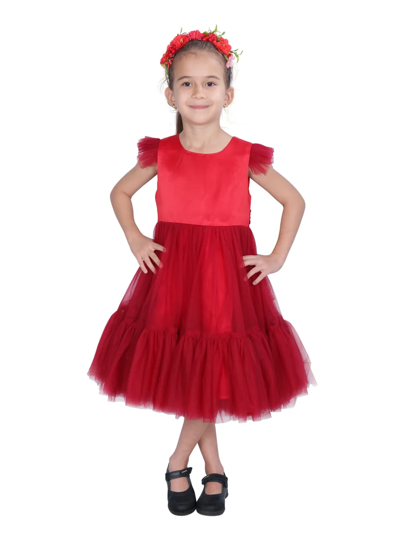 D'Daniela D' Daniela - Fluffy Semi Casual Blood Red
