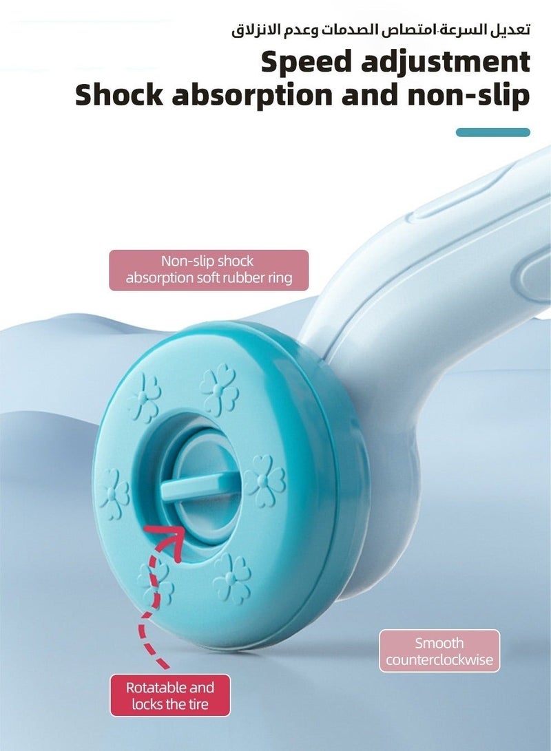 DOOKOO 2-in-1 Baby Sit-to-Stand Push Walker  Early Educational Child Activity Center, with Removable Interactive Play  Learning Panel forInfant Toddlers - Image 5