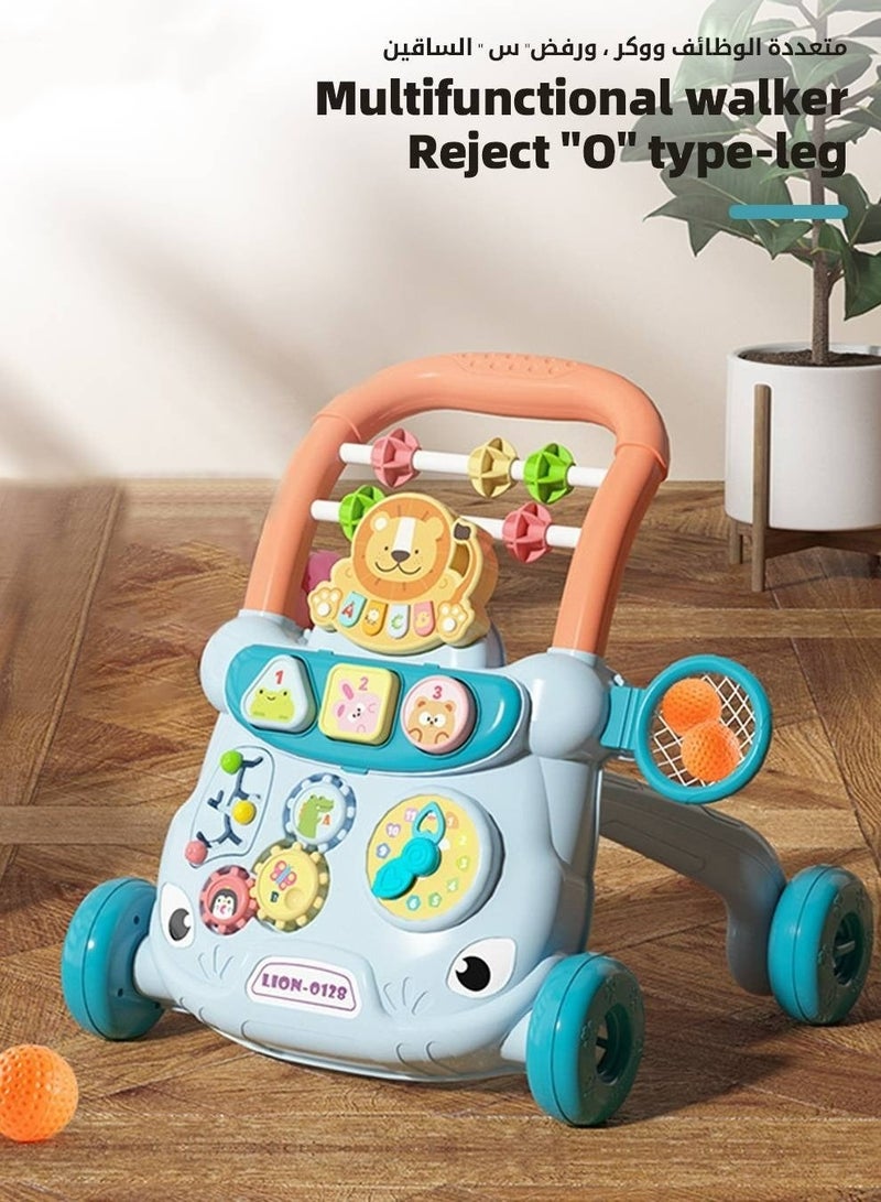 DOOKOO 2-in-1 Baby Sit-to-Stand Push Walker  Early Educational Child Activity Center, with Removable Interactive Play  Learning Panel forInfant Toddlers - Image 2