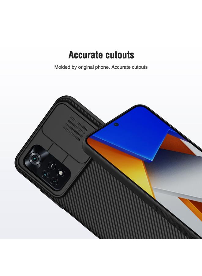 Nillkin Case For Xiaomi Poco M4 Pro Black Mirror Series Camshield PC Phone Case - Image 5