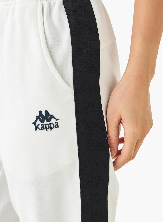 Kappa WHITE Kappa Women Tape Design Joggers for Women | Best Price UAE