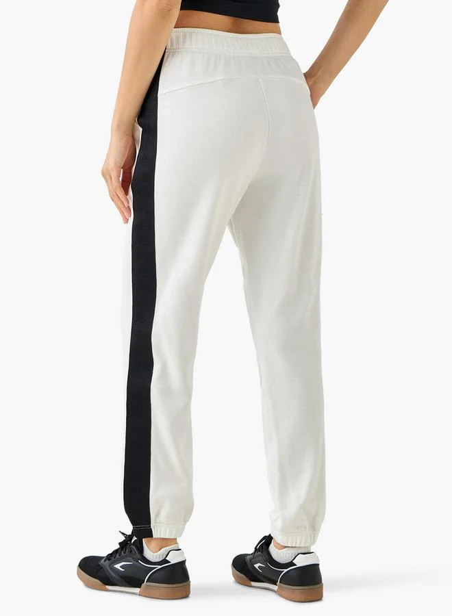 Kappa WHITE Kappa Women Tape Design Joggers for Women | Best Price UAE