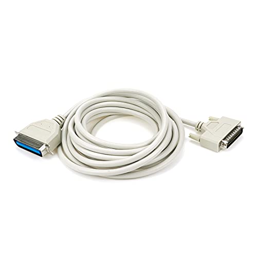 Dahszhi 4.5m/14.7Feet DB25 Pin Male to Centronics 36 Pin Male Parallel Printer Cable LPT Parallel Printer IEEE-1284 - Image 1