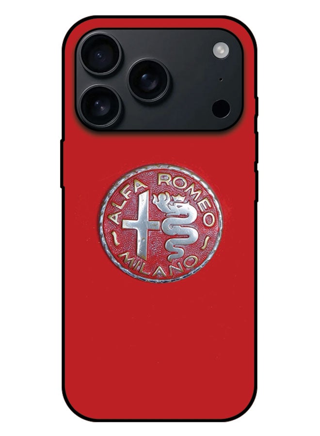 EYE CATCH Printed Protective Case Cover For Apple iPhone 17 Pro Max -  Alfa Romeo Logo