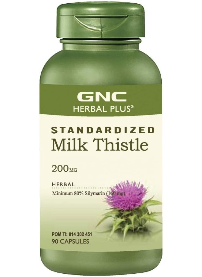 GNC Herbal Plus Milk Thistle 200Mg  - Image 1