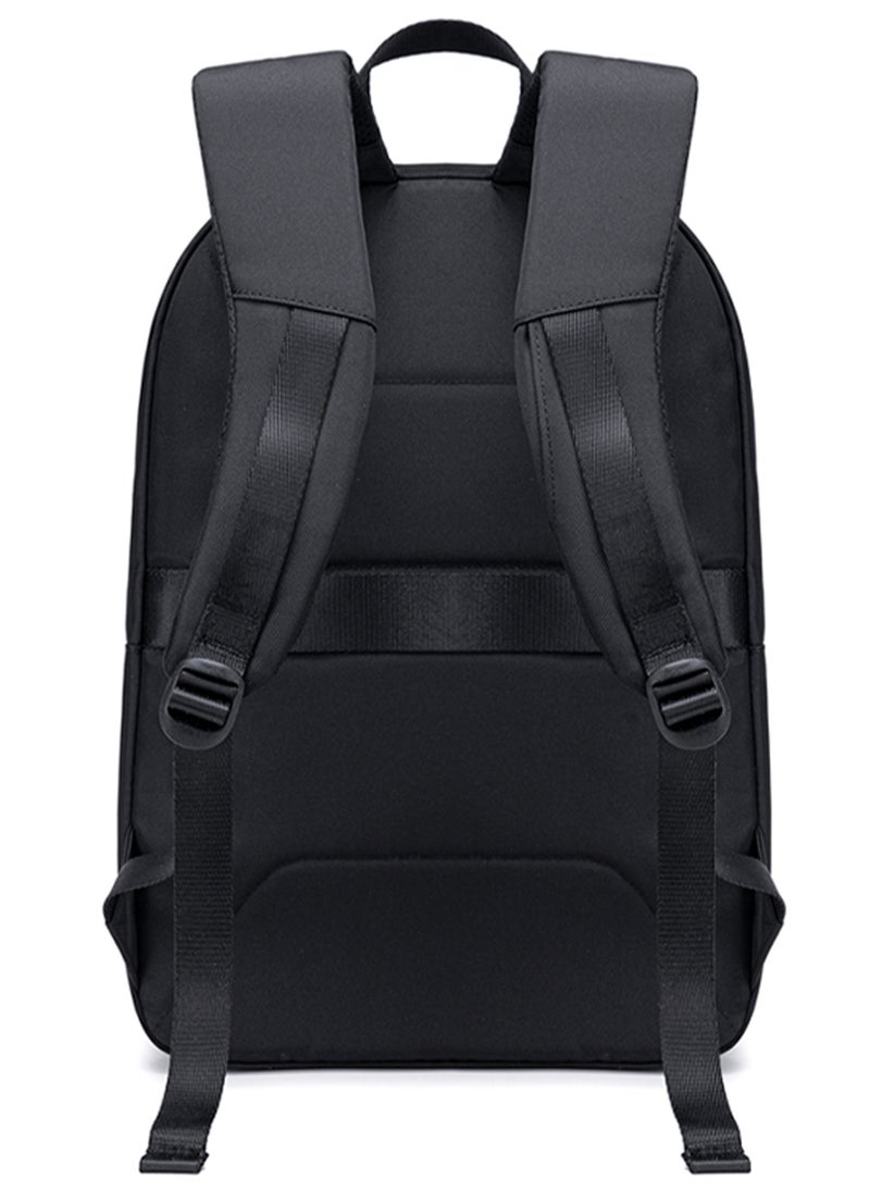 Chantria Premium Lightweight Laptop Backpack for Women Water Resistant Multifunctional Anti-Theft Daypack with Built in USB Port, CB00633 - Black  - Image 3