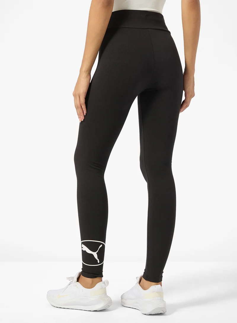 PUMA Logo High Waist Leggings