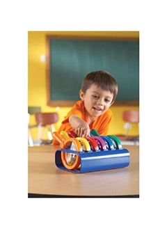 Learning Resources عدسات مكبرة كبيرة الحجم للعلوم الأساسية مع حامل، ملحقات الفصول الدراسية العلمية، مجموعة من 6 عدسات مكبرة للأطفال من سن 3 سنوات فما فوق  - Image 4