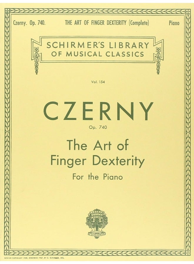 Art Of Finger Dexterity Op 740 Complete Piano - Image 4