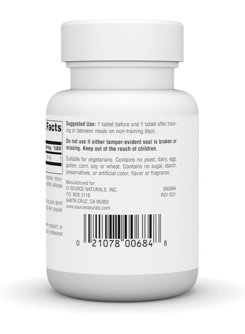Source Naturals Gamma Oryzanol 60 mg, 100 Tablets – Supports Physical & Emotional Well-Being, Plant Sterol from Rice Bran Oil - Image 3