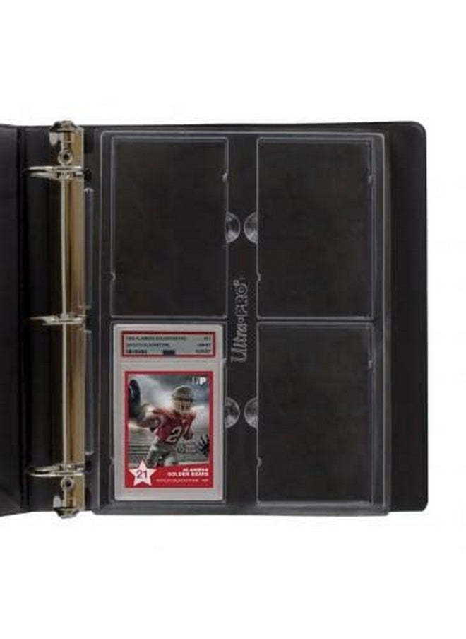 Ultra Pro Ultra PRO - 4 Pockets Page for PSA Slabs 1ct. - Protect Your Graded Gaming Cards, Sports Cards, and Collectible Cards to Keep in Pristine Condition Still Being Able to Show Off to Friends and Family  - Image 3