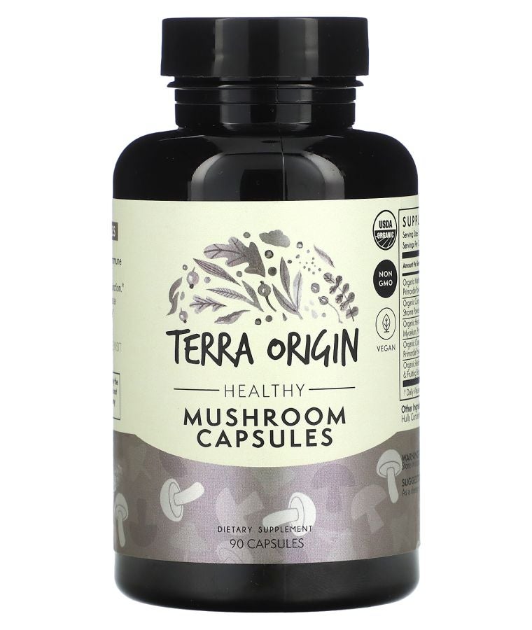 Terra Origin Healthy Mushroom Capsules 90 Capsules