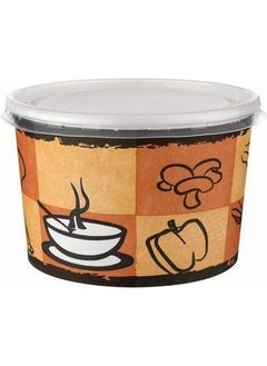 Rahmet Cardboard Soup Bowl 25 Pieces 