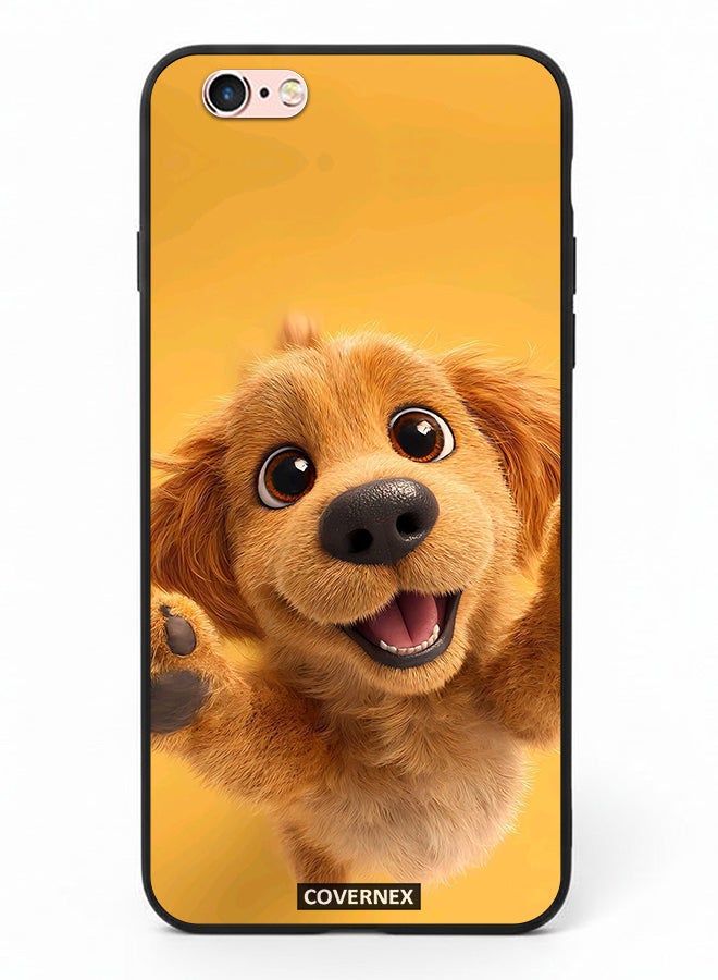 Covernex Apple iPhone 6s Protective Case Cover Printed Featuring Adorable Puppy Portrait - Image 2
