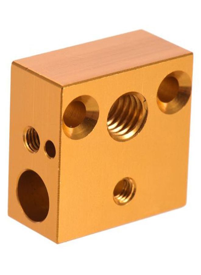 NIBEMINENT Extruder Nozzle Hotend For 3D Printer Gold 