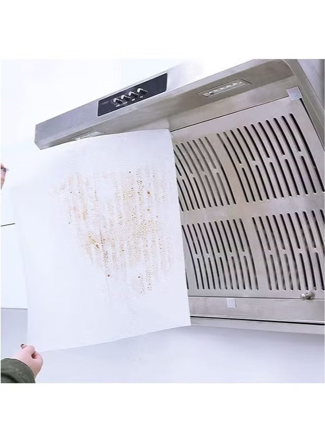 4 packs Convenient Range Hood Grease Filter,High Efficient Grease Filter Paper, Range Hood Filter, Eco Friendly for Lampblack Machine for Home - Image 4