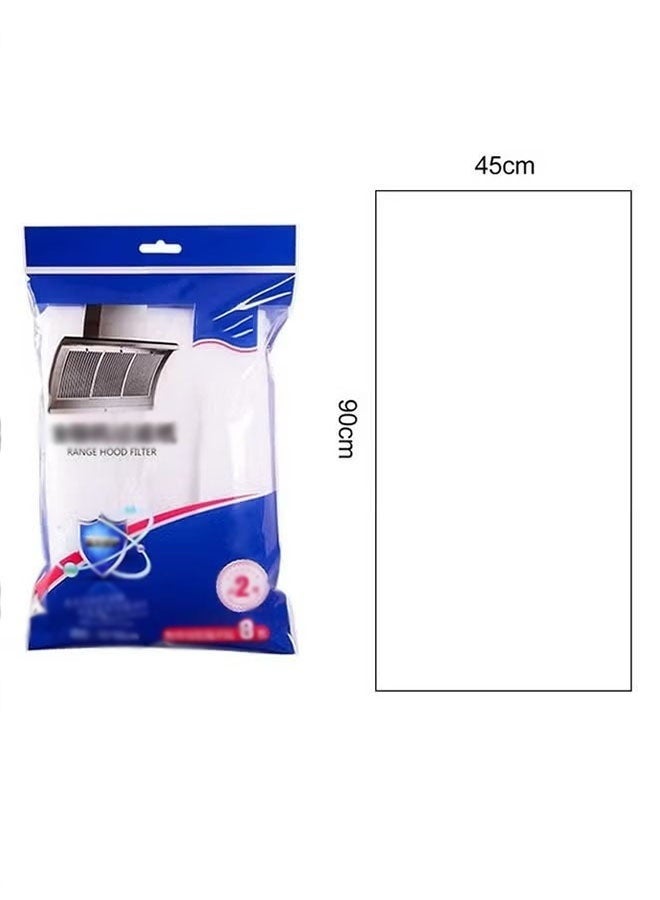 4 packs Convenient Range Hood Grease Filter,High Efficient Grease Filter Paper, Range Hood Filter, Eco Friendly for Lampblack Machine for Home - Image 2