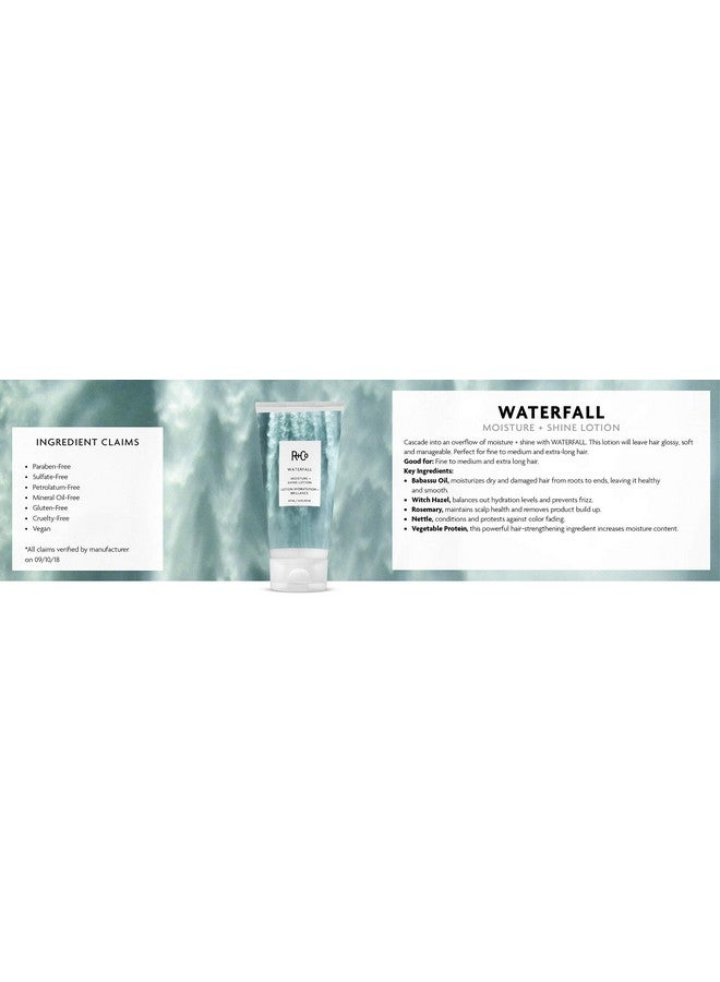 R+Co Waterfall Moisture And Shine Lotion ; Lightweight Hair Hydration + Softness ; Vegan + Crueltyfree ; 5 Fl Oz - Image 5