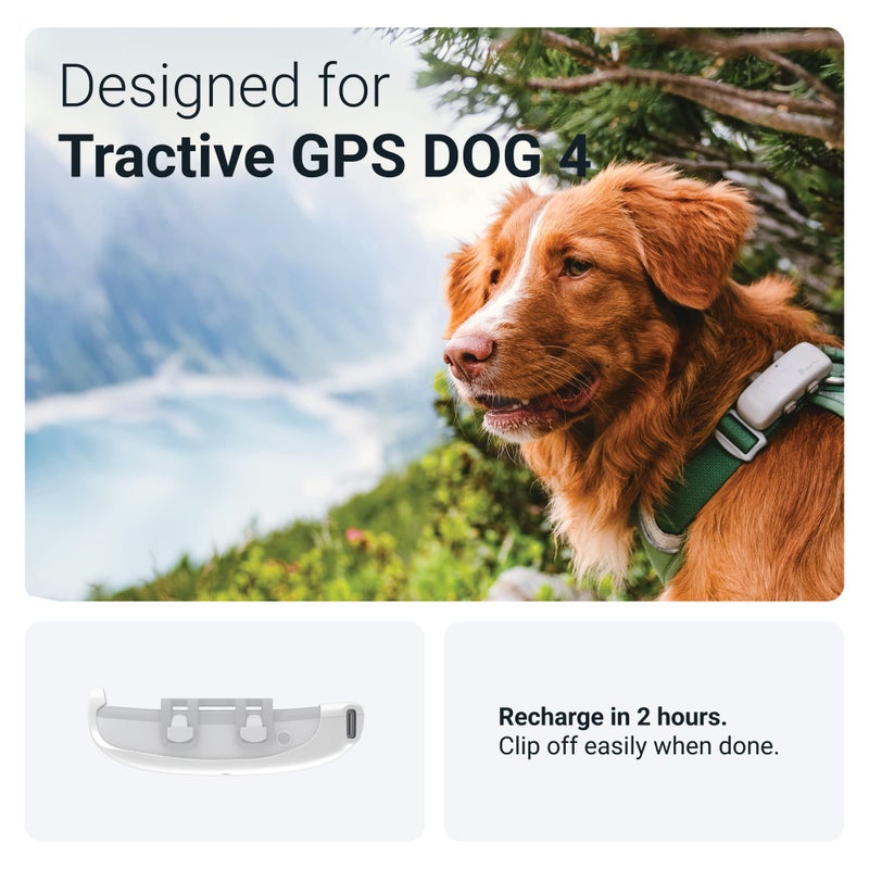 Tractive GPS Clip Charger (includes USB-C cable) - Image 4
