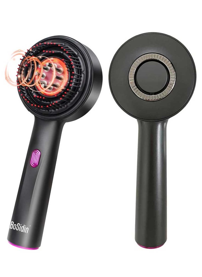 Bosidin - Upgrade 2 in 1 Hair Oil Applicator，Electric Hair Brushes for Hair Growth,Hair Oil Applicator Scalp Massager,IPX7 Waterproof Oil Dispenser for Hair - Image 1