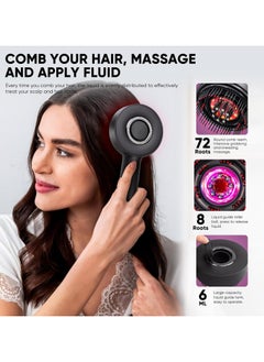 Bosidin Upgrade 2 in 1 Hair Oil Applicator，Electric Hair Brushes for Hair Growth,Hair Oil Applicator Scalp Massager,IPX7 Waterproof Oil Dispenser for Hair  - Image 3