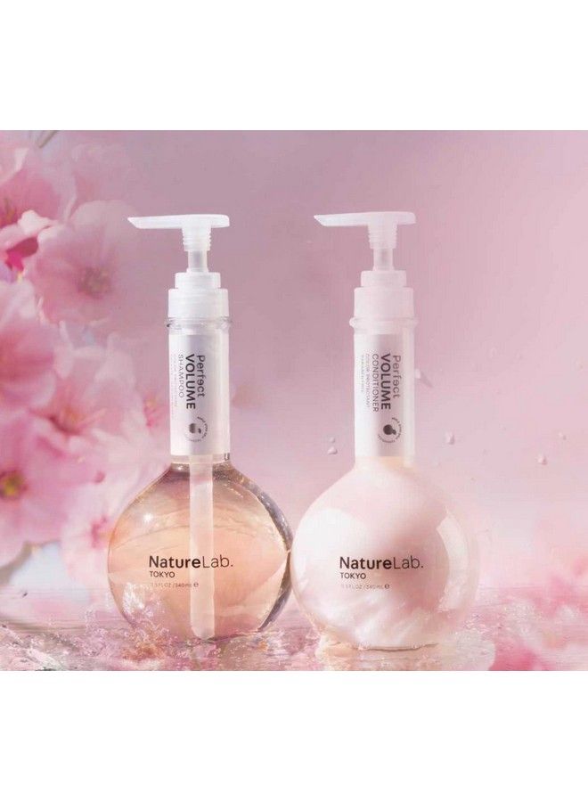 NatureLab. TOKYO Perfect Volume Shampoo & Conditioner Duo: Weightless Frizz Control For Smoother Healthier Hair And Scalp I 11.5 Fl Oz Each - Image 3