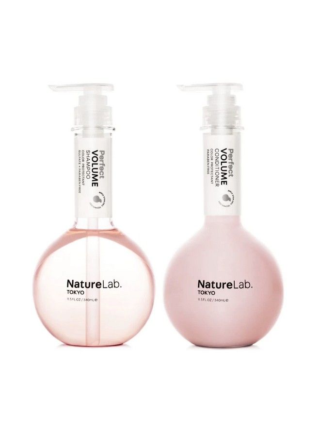 NatureLab. TOKYO Perfect Volume Shampoo & Conditioner Duo: Weightless Frizz Control For Smoother Healthier Hair And Scalp I 11.5 Fl Oz Each - Image 2