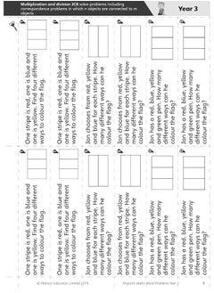 Pinpoint Maths Word Problems Year 3 Teacher Book: Photocopiable Targeted Practice  - Image 3