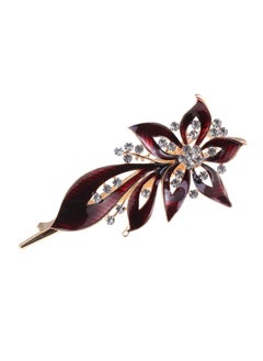 FOMIYES FOMIYES French Hair Clips Rhinestone Headpiece Flower Hair Accessories Womens Hair Clips Banana Hair Clips for Women Metal Hair Clips for Women Spring Clip Alligator Clip Crocodile Skin 